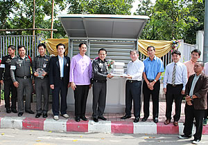 Chiang Mai traffic police, police box, presentation ceremony